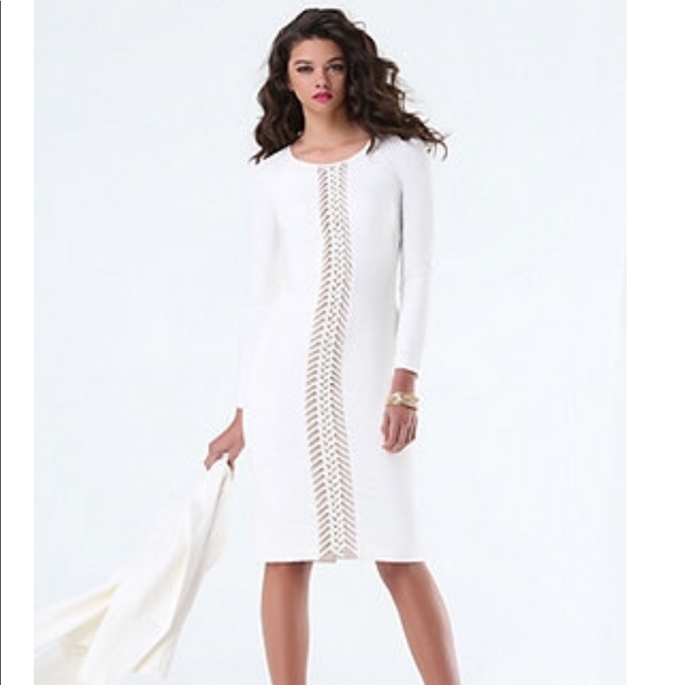 White Bebe Dress SZ M